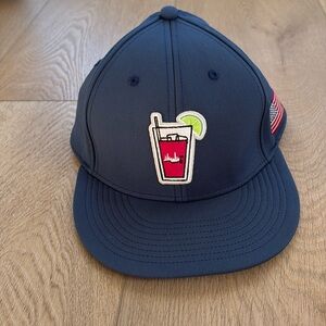 New TaylorMade cap with adjustable back. One size fits all. Blue